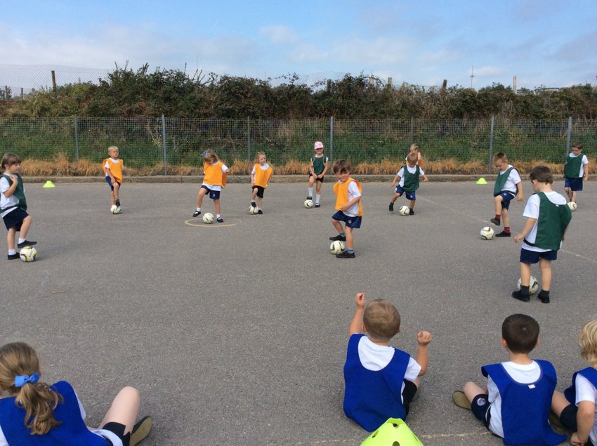 Image of Year 1 Football with Barrow Community Sports