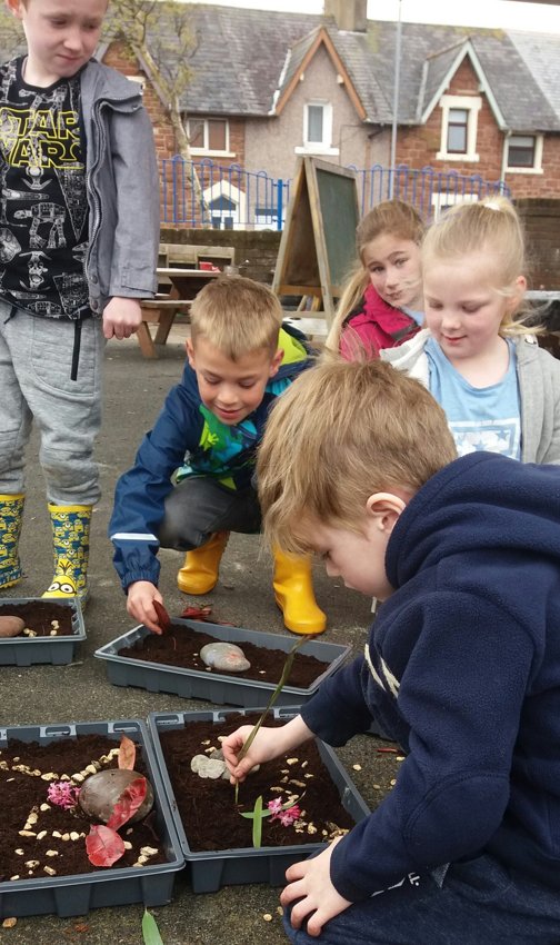 Image of Day 4 outdoor learning - Easter gardens