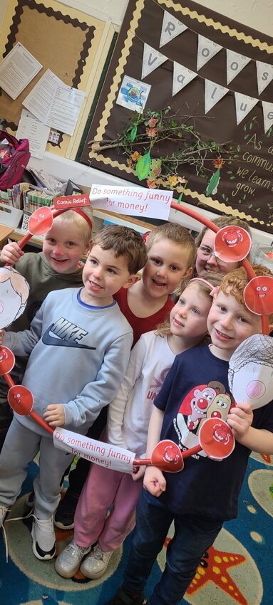 Image of Reception Red Nose Day 2024
