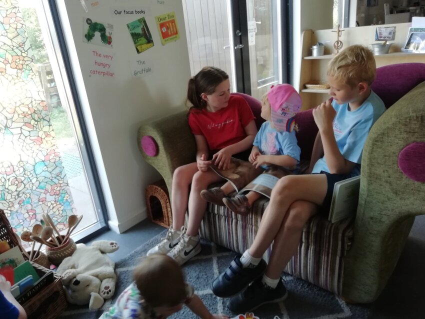 Image of Reading with nursery