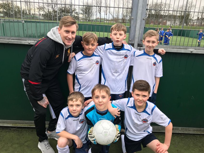 Image of Year 6/5 football team March 2019