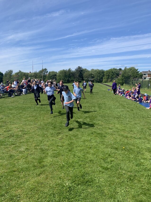 Image of Year 6 at Nursery Sports Day