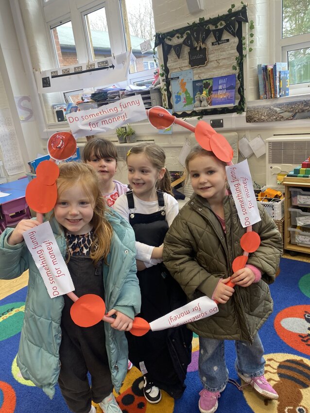 Image of Year One Red Nose Day fun 2024 