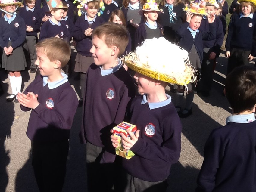 Image of Easter Hat Parade And Assembly